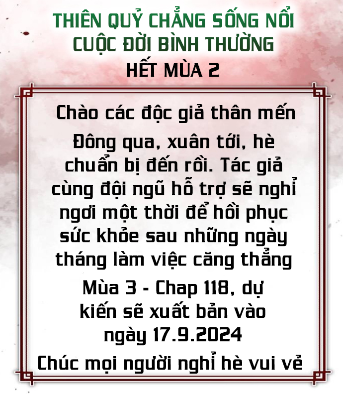 Đọc truyện Thiên quỷ chẳng sống nổi cuộc đời bình thường - Chap 117.5 - Hết SS2